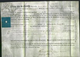 Deed by Married Women - Emily Hicks and Caroline Richardson-Original Ancestry