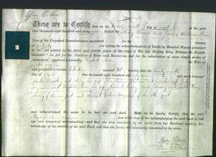 Deed by Married Women - Elizabeth Ann Wayman-Original Ancestry