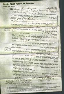 Court of Common Pleas - Sarah Richardson-Original Ancestry