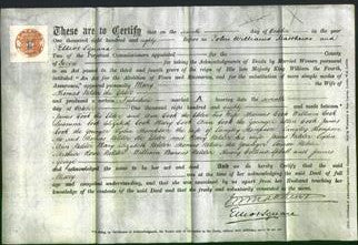 Deed by Married Women - Mary Nelder-Original Ancestry