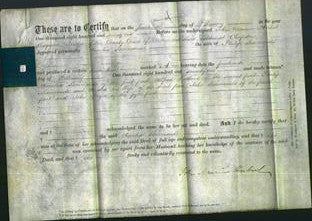 Deed by Married Women - Amelia Simmonds-Original Ancestry