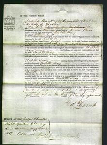 Court of Common Pleas - Charlotte Mary East-Original Ancestry