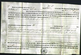 Deed by Married Women - Elizabeth Senior and Martha Davies-Original Ancestry