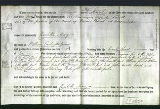Deed by Married Women - Charlotte Mary East-Original Ancestry