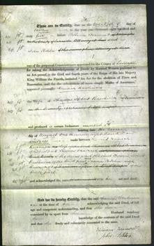 Deed by Married Women - Hannah Rawlinson-Original Ancestry