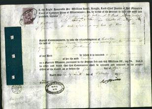 Appointment of Special Commissioners - J. F. Gresham, Archibald Piguint Bust, W. W. Musgrave and Charles Henry Major-Original Ancestry