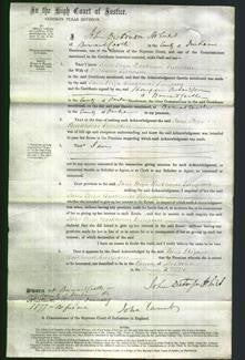 Court of Common Pleas - Jane Eliza Backhouse Simpson-Original Ancestry