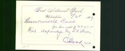 Bank Letterhead - First National Bank