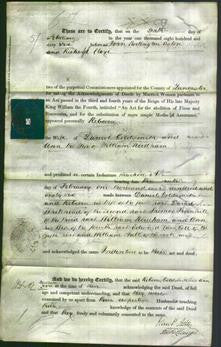 Deed by Married Women - Rebecca Goldsmith and Ann Needham-Original Ancestry