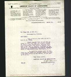 Letterhead - American League of Associations