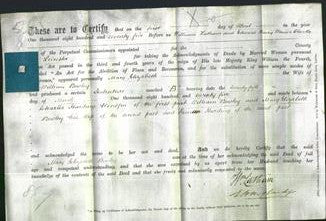 Deed by Married Women - Mary Elizabeth Bowley-Original Ancestry