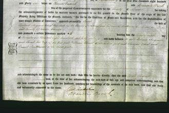 Deed by Married Women - Sarah Angrave-Original Ancestry