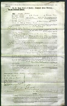 Court of Common Pleas - Ann Cole, Sarah Pocock-Original Ancestry