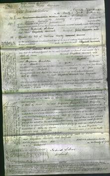 Court of Common Pleas - Elizabeth Hannah Dawson and Augusta Cowood-Original Ancestry