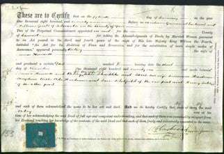 Deed by Married Women - Betsey Howorth-Original Ancestry