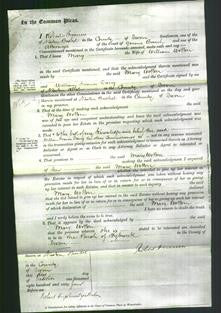 Court of Common Pleas - Mary Wotton-Original Ancestry