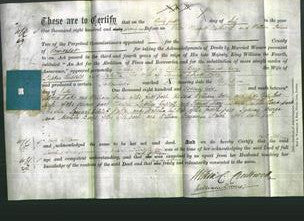Deed by Married Women - Caroline Bruce, Frances Mary Russell and Isabella Wake-Original Ancestry