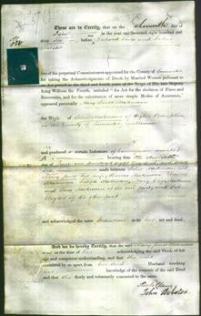 Deed by Married Women - Mary Jones Makinson-Original Ancestry