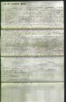 Court of Common Pleas - Jane McRae, Ellen Bowker, Ann Whitworth and Elizabeth Mills-Original Ancestry