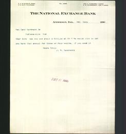 Letterhead - The National Exchange Bank