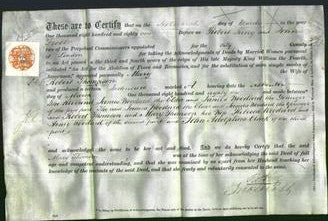 Deed by Married Women - Mary Thomson-Original Ancestry