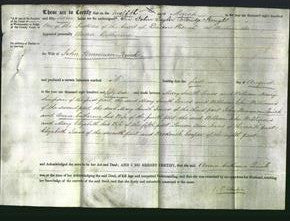 Deed by Married Women - Anna Catherine Quick-Original Ancestry