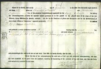 Deed by Married Women - Sarah Chamberlain-Original Ancestry