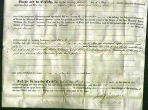 Deed by Married Women - Sarah Farrow-Original Ancestry