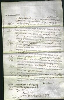 Court of Common Pleas - Georgiana Markland, Frances Geraldine Speakman-Original Ancestry