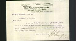 Letterhead - Old Adams County Bank