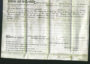 Deed by Married Women - Sarah Barker-Original Ancestry