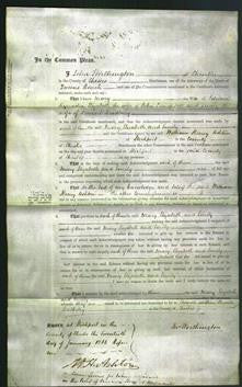 Court of Common Pleas - Mary Hynaston, Elizabeth Campbell and Emily Bradbury-Original Ancestry