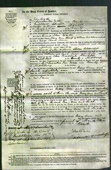 Court of Common Pleas - Mary Ann Collison, Sarah Mann-Original Ancestry