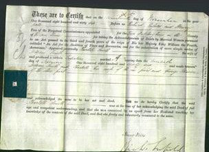 Deed by Married Women - Charlotte Smith-Original Ancestry
