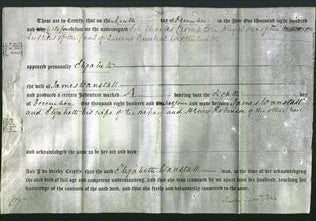 Deed by Married Women - Elizabeth Wanstall-Original Ancestry