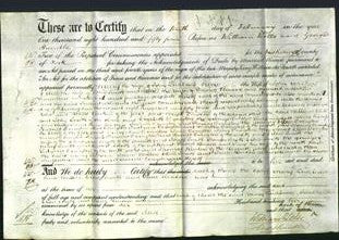 Deed by Married Women - Mary Ludlam, Jane Walker, Ellen Smith and Jane Benson-Original Ancestry
