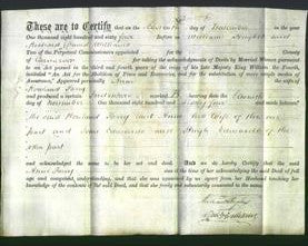 Deed by Married Women - Anne Parry-Original Ancestry