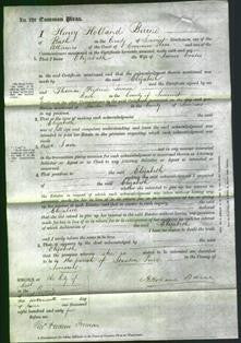 Court of Common Pleas - Elizabeth Coates-Original Ancestry