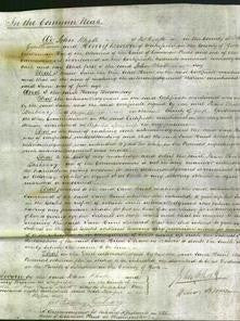 Court of Common Pleas - Jane Hunt-Original Ancestry
