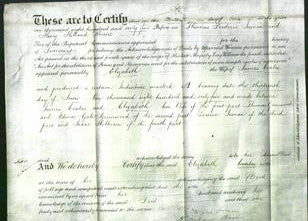 Deed by Married Women - Elizabeth Coates-Original Ancestry