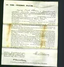 Court of Common Pleas - Mary Ann Paget-Original Ancestry