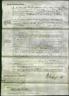 Court of Common Pleas - Jane Patterson-Original Ancestry