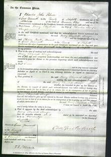 Court of Common Pleas - Mary Elizabeth Sharpe-Original Ancestry