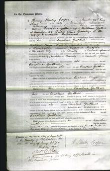 Court of Common Pleas - Caroline Guthrie-Original Ancestry