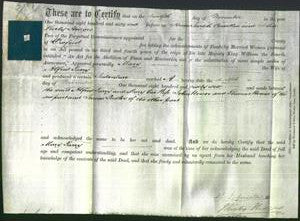 Deed by Married Women - Mary Tarry-Original Ancestry