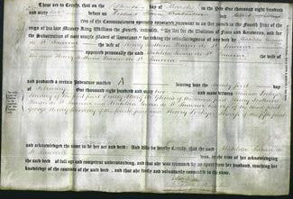 Deed by Married Women - Matilda Susan De St. Sauveur-Original Ancestry