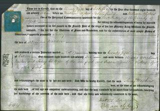 Deed by Married Women - Susey Walker-Original Ancestry