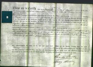 Deed by Married Women - Fanny Mogford-Original Ancestry