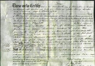 Deed by Married Women - Elizabeth Wright and Martha Tebbrett-Original Ancestry
