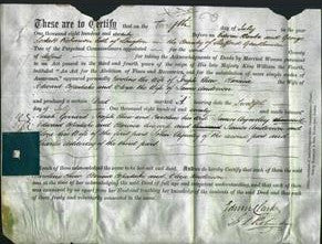 Deed by Married Women - Caroline Chew, Clarissa Copeslake and Eliza Anderson-Original Ancestry
